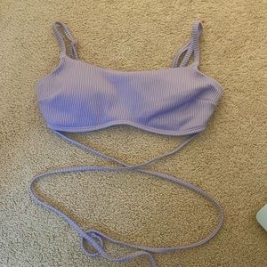 Lilac Bikini Top